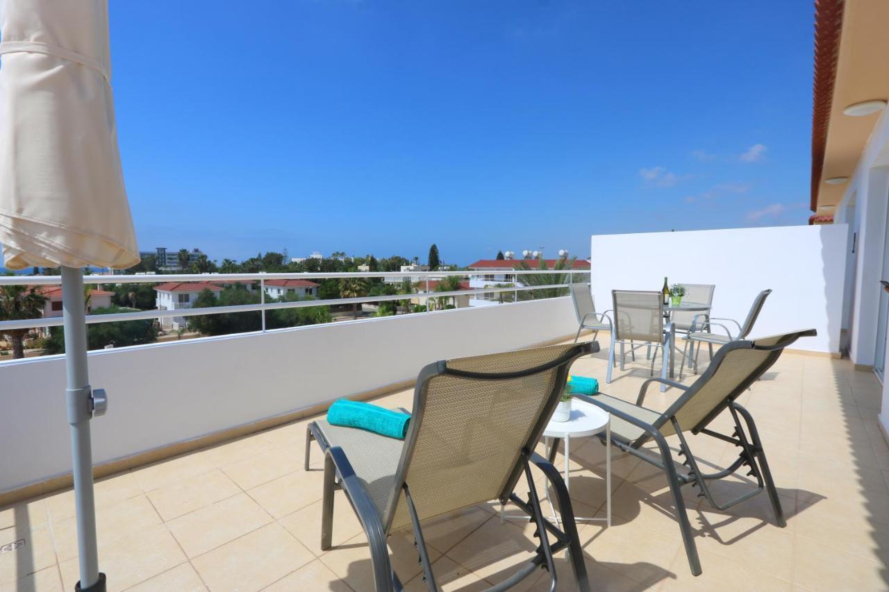 Nissi 3 Amazing Sea View Apartment Ayia Napa Exterior photo